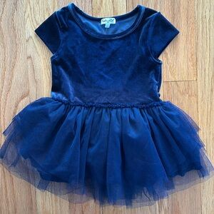 Splendid girls dress with velour top and tulle skirt attached.  Never worn